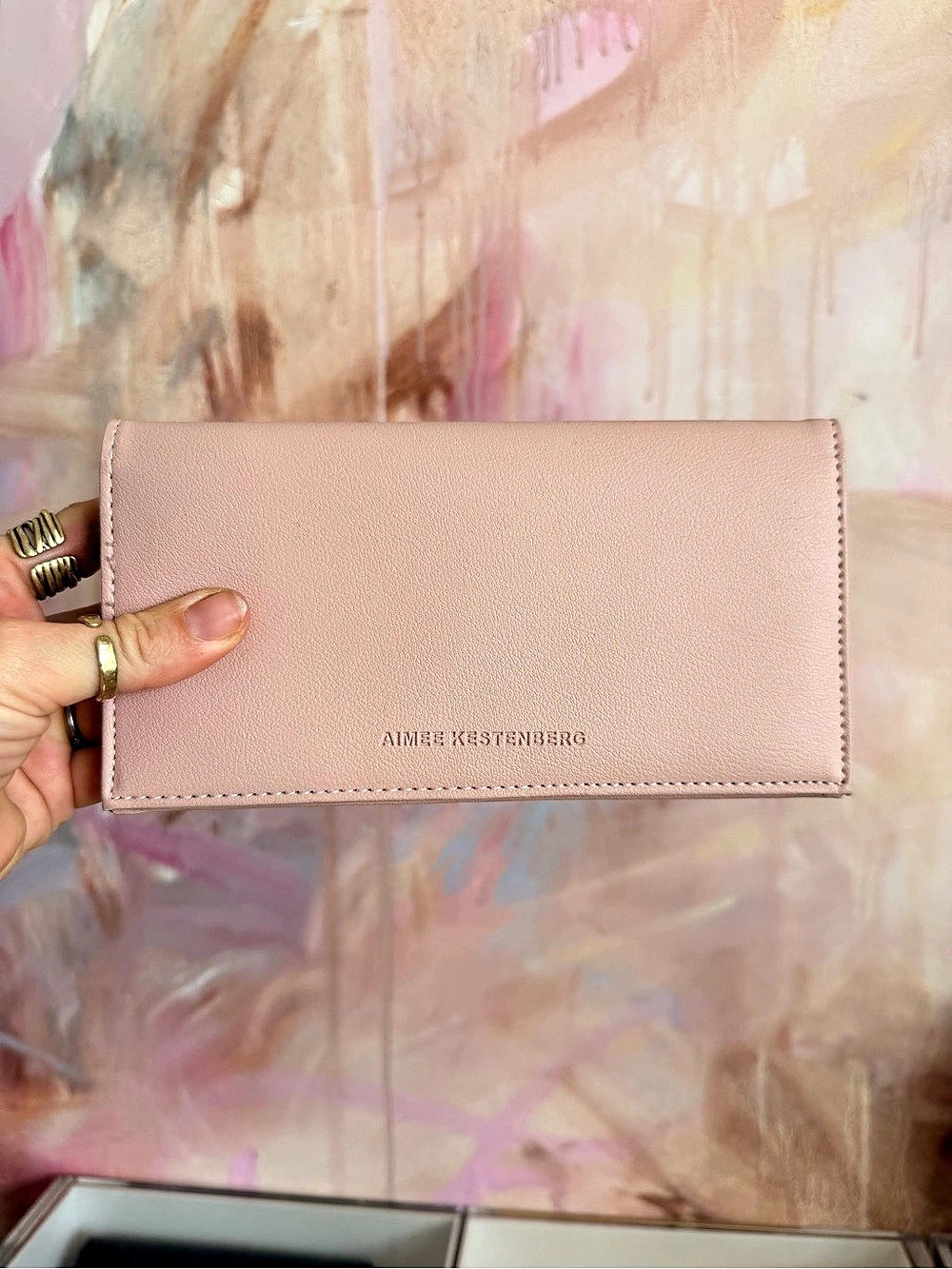 Aimee Kestenburg Pink Leather Wallet